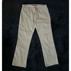 Dickies Khaki Pants Womens Size 5 Beige Tan Chino Work Wear Career Industrial
